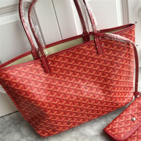 goyard tote blue vs red|maison Goyard tote bag.